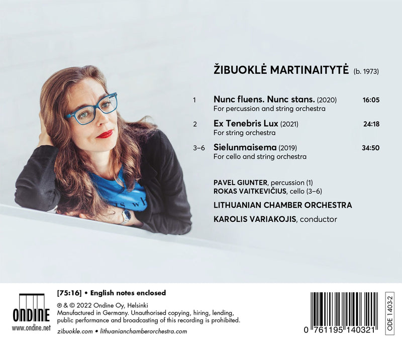 Martinaitytė: Ex Tenebris Lux / Giunter, Vaitkevičius, Variakojis, Lithuanian Chamber Orchestra