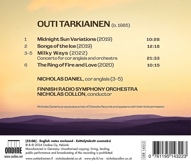 Tarkiainen: Midnight Sun Variations / Collon, Finnish Radio Symphony