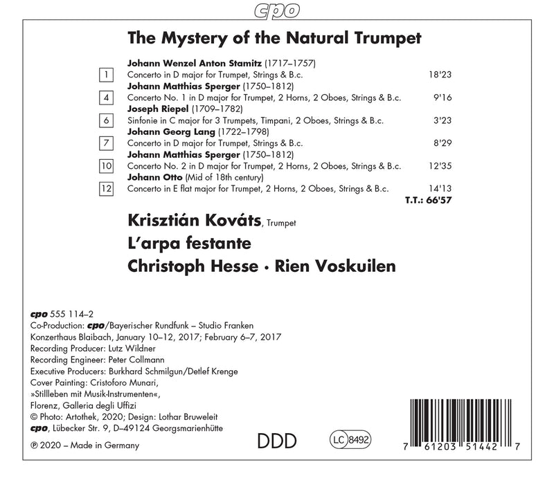 The Mystery of the Natural Trumpet / Kovats, L'arpa festante