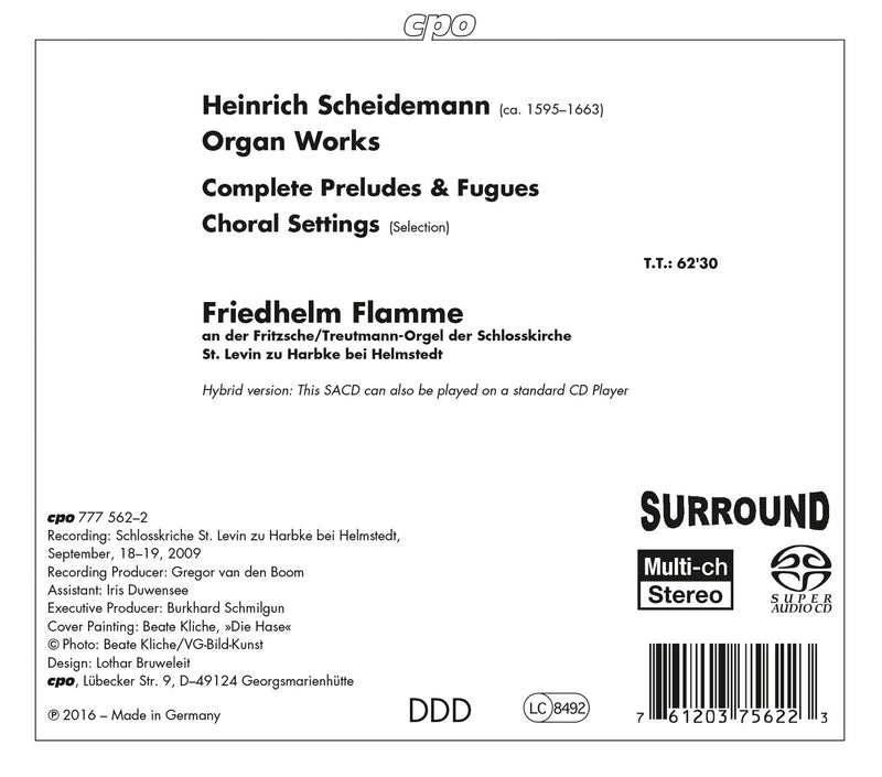 Scheidemann: Complete Organ Works / Flamme