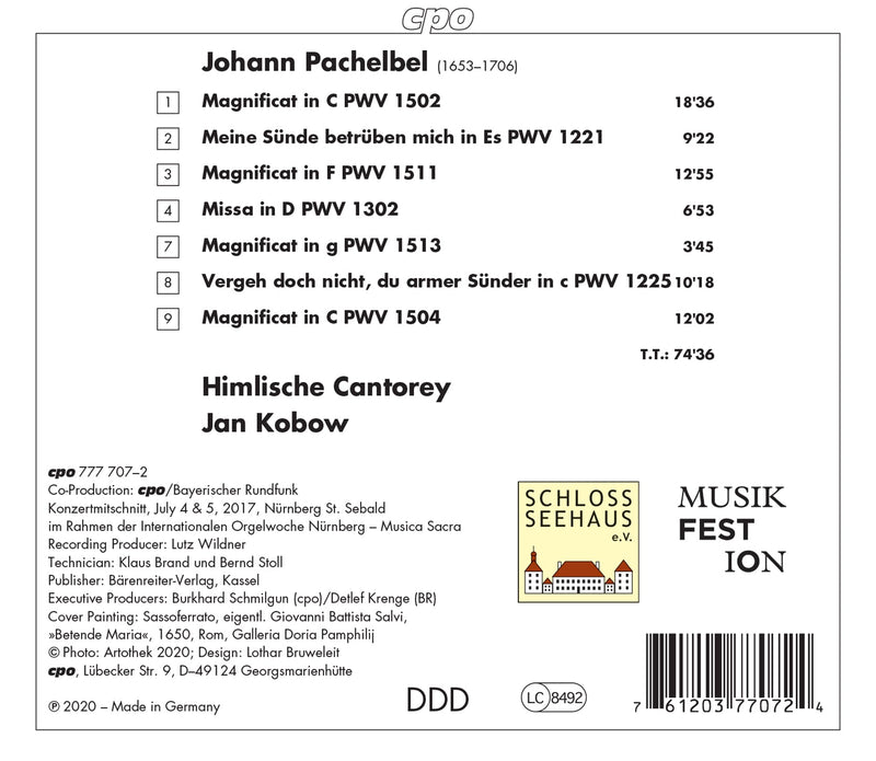 Pachelbel: Magnificat / Kobow, Himlische Cantorey