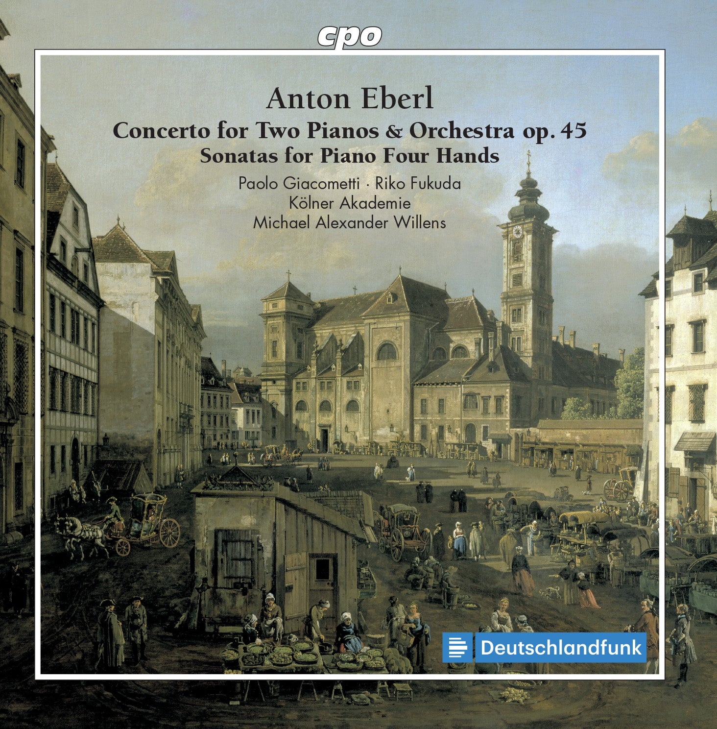 Eberl: Concerto & Sonatas for 2 Pianos / Giacommetti, Fukuda
