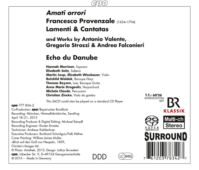 Provenzale: Lamenti & Cantatas / Echo Du Danube