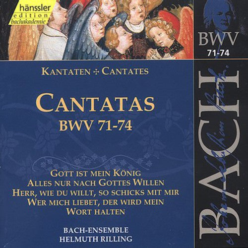 Edition Bachakademie Vol 23 - Cantatas Bwv 71-74 / Rilling