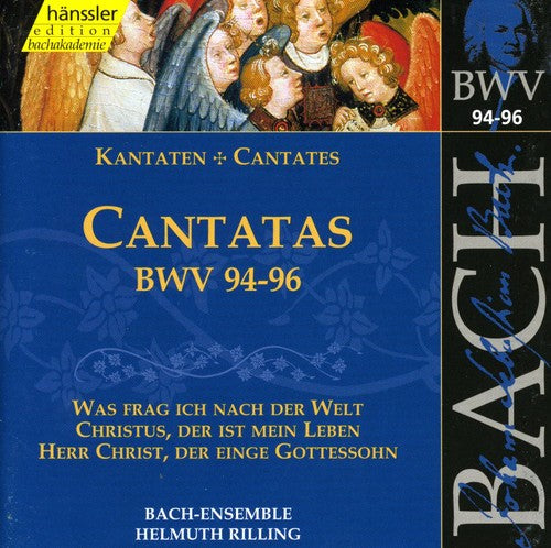 Edition Bachakademie Vol 30 - Cantatas Bwv 94-96 / Rilling