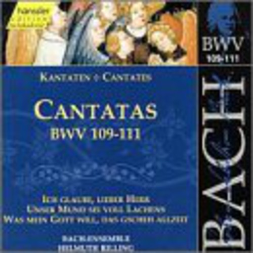 Edition Bachakademie Vol 35 - Cantatas Bwv 109-111 / Rilling