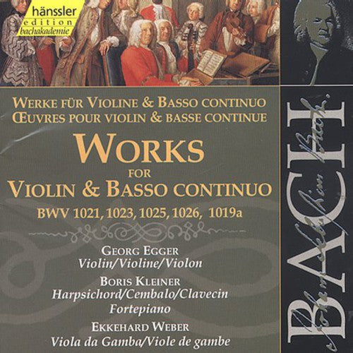 WORKS FOR VIOLIN & BASSO CONTI