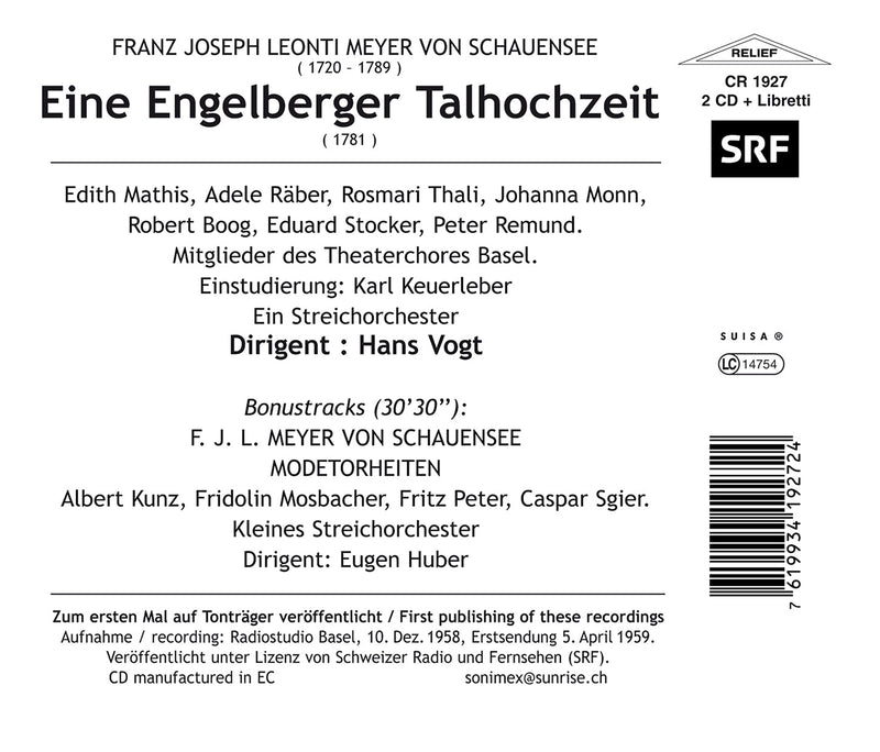 Schauensee: Eine Engelberger Talhochzeit
