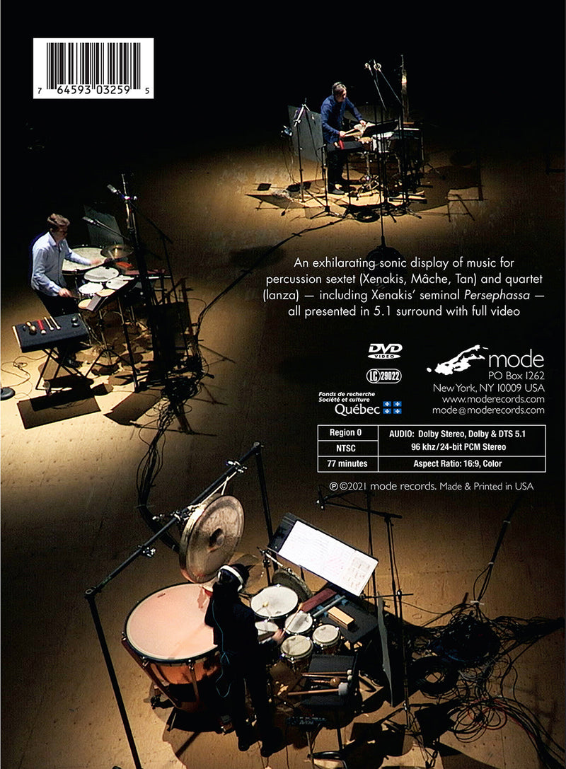 Xenakis, Mâche, lanza, Tan: Memory in Motion [DVD]