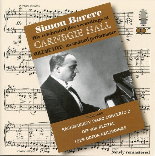 Live Recordings at Carnegie Hall, Vol. 5 (Recorded 1929)