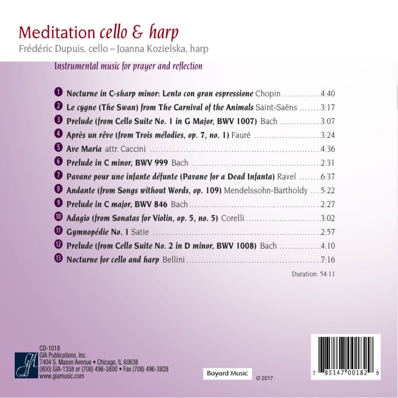 Meditation: Cello & Harp / Kozielska, Dupuis