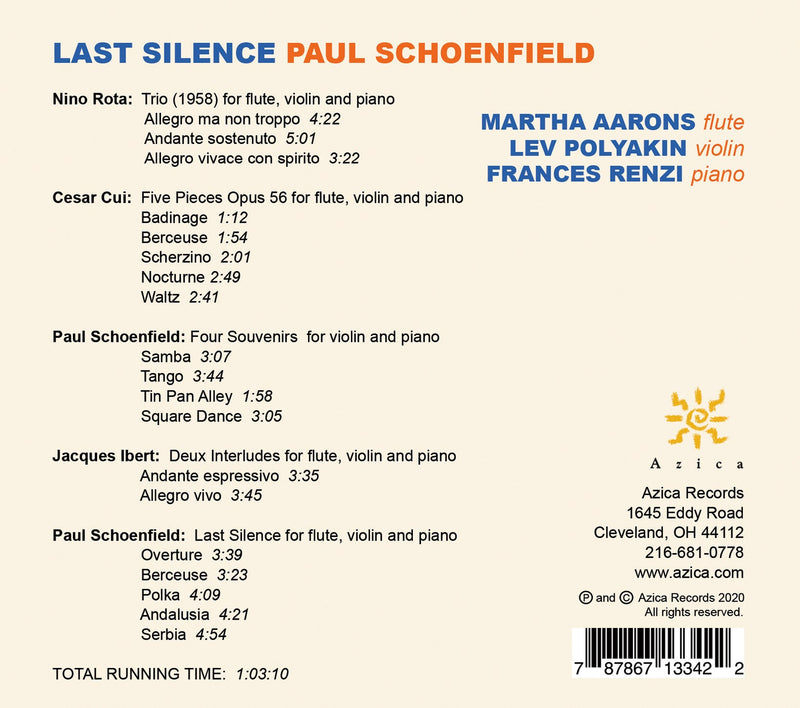 Last Silence / Martha Aarons, Lev Polyakin, Frances Renzi