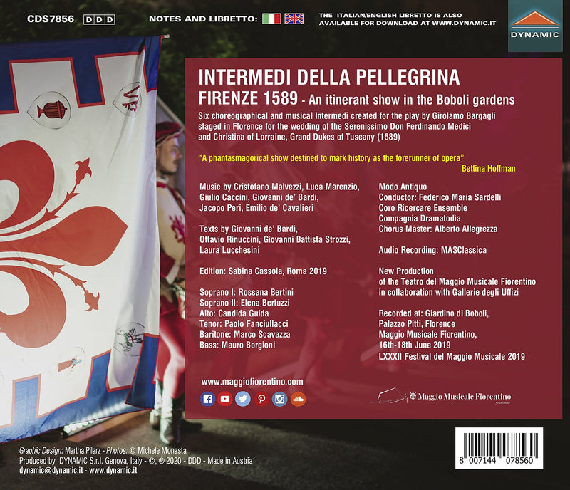 Intermedi della Pellegrina / Sardelli, Modo Antiquo