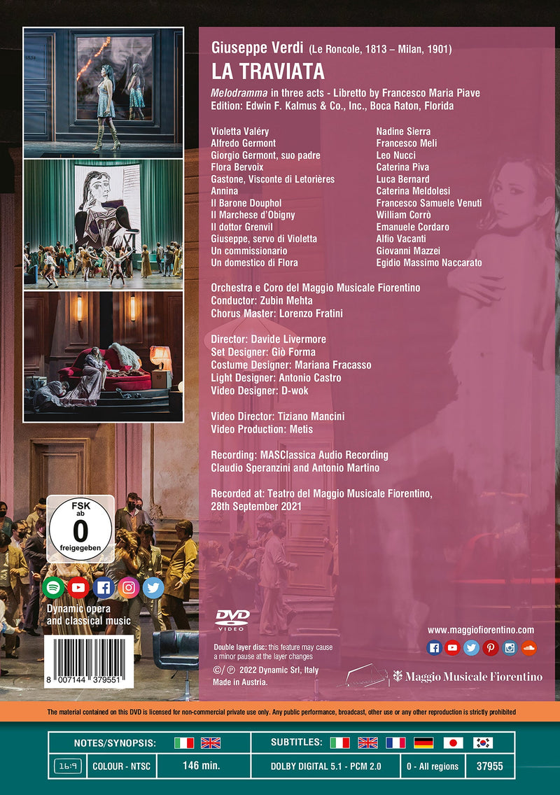 Verdi: La traviata / Sierra, Meli, Nucci, Mehta, Maggio Musicale Fiorentino