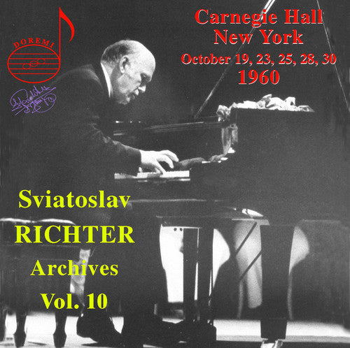 Richter Archives, Vol. 10: Carnegie Hall Recitals 1960 (Live