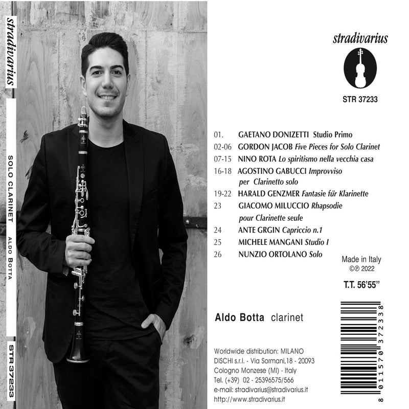 Donizetti, Jacob, Rota et al: Solo Clarinet / Botta