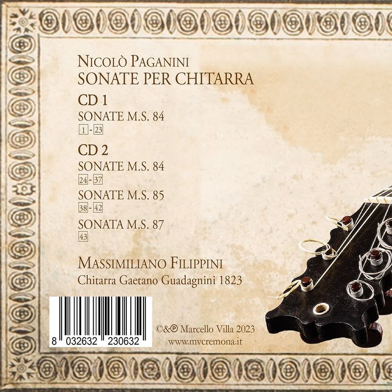 Paganini: Guitar Sonatas / Filippini