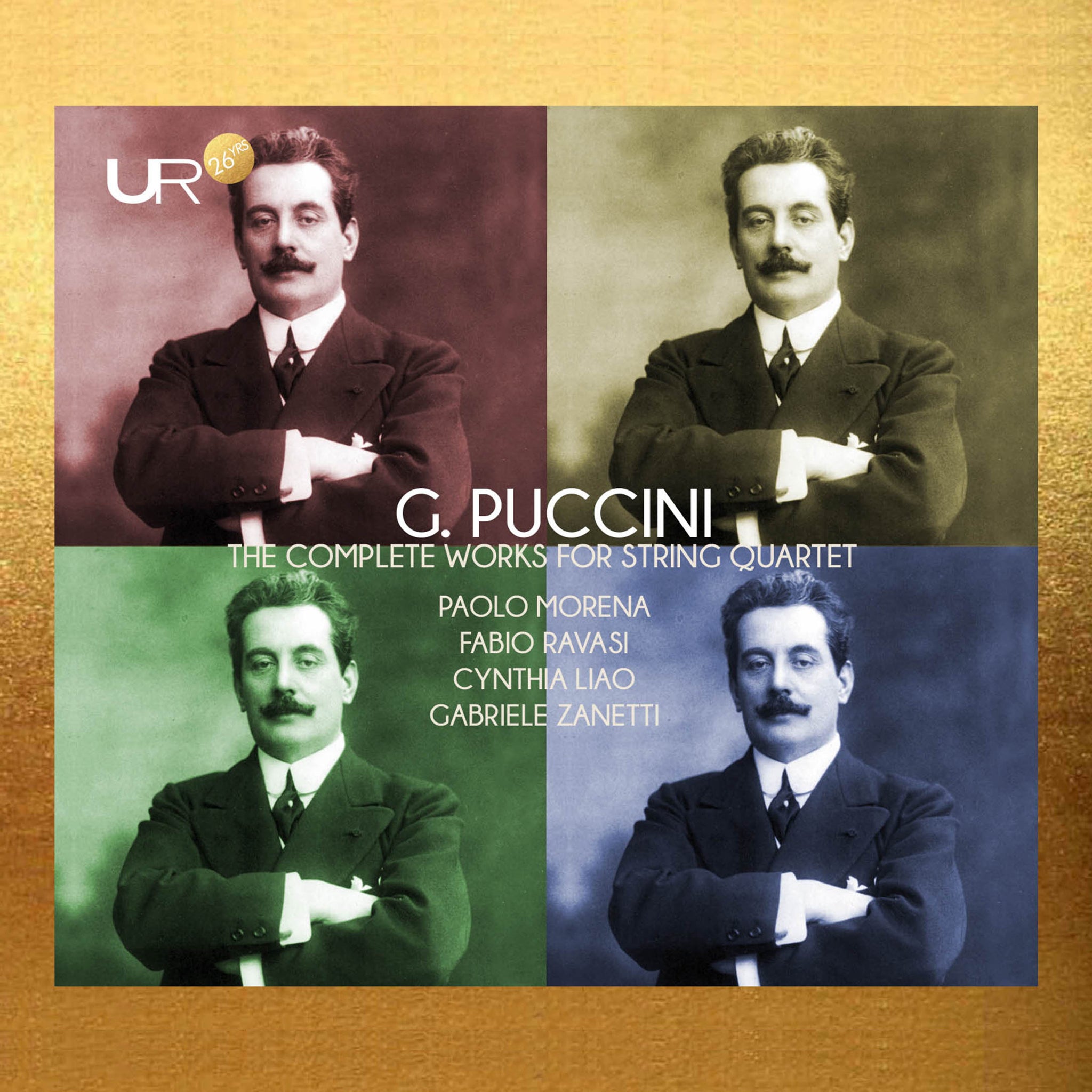 Puccini: Complete Works for String Quartet / Morena, Ravasi, Liao, Zanetti