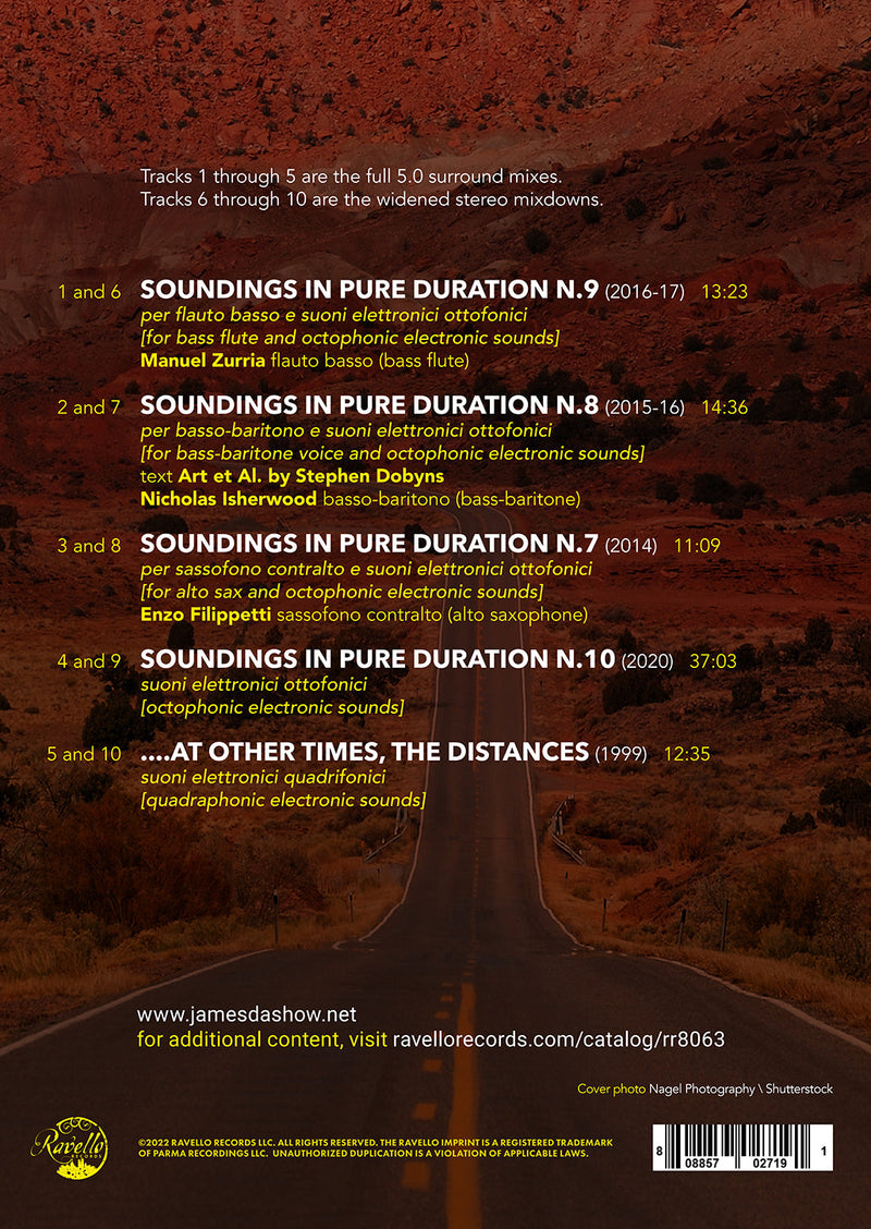 Dashow: Soundings in Pure Duration, Vol. 2 / Zurria, Isherwood, Filippetti