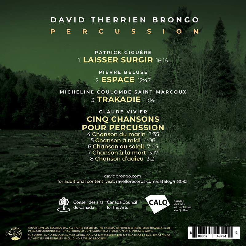 Confluence: Percussion Music of French Canada / Therrien Brongo