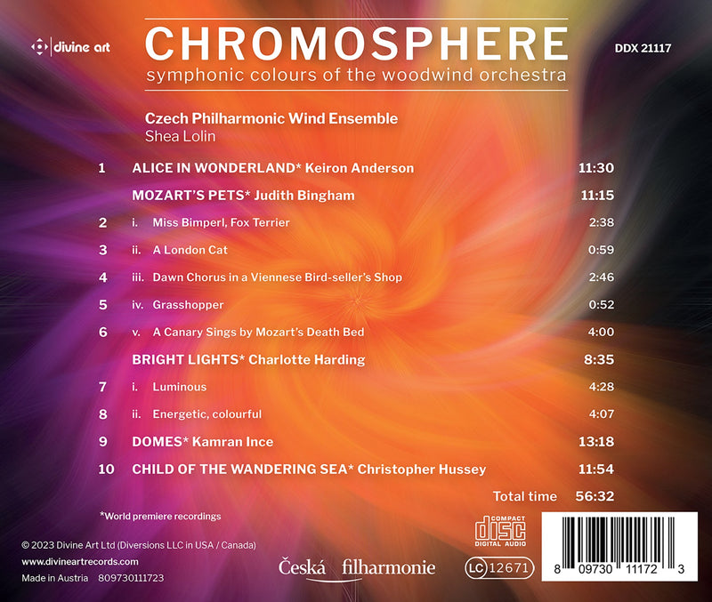 Cowie, Johnson & Lutyens: Chromosphere - Symphonic Colours of the Woodwind Orchestra