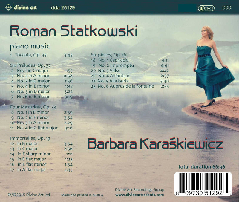Statkowski: Piano Music