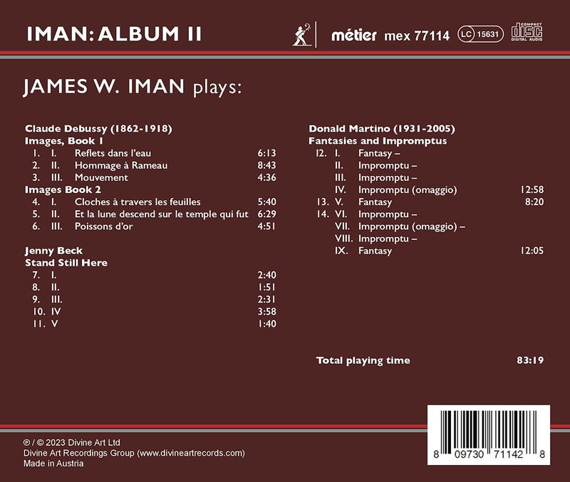 Beck, Debussy & Martino: IMAN II / Iman
