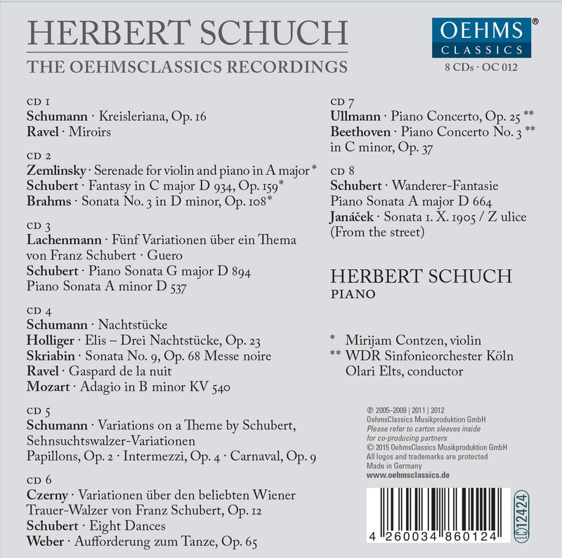 Herbert Schuch: The Oehms Classics Recordings