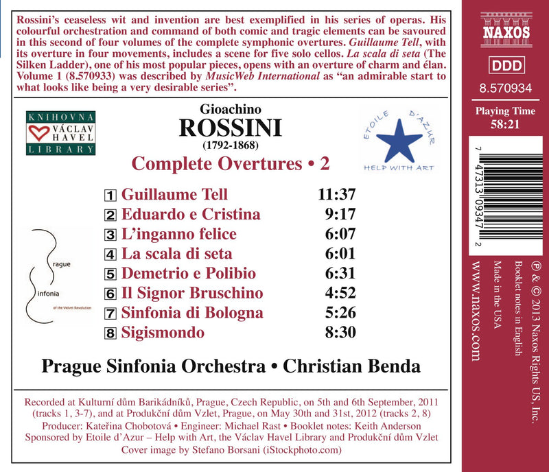 Rossini: Complete Overtures, Vol. 2