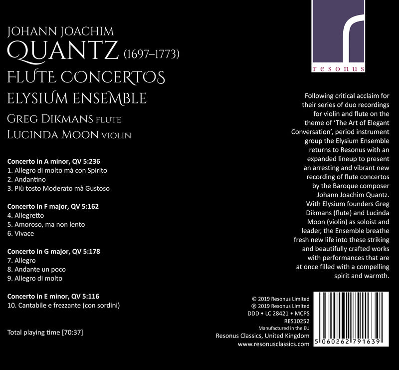 Johann Joachim Quantz: Flute Concertos