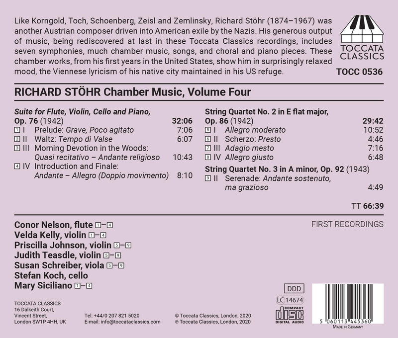 Stohr: Chamber Music, Vol. 4 / Various