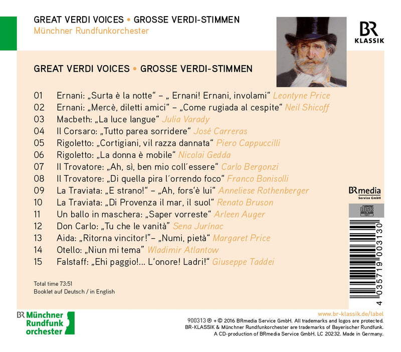 Great Verdi Voices / Munich Radio Orchestra
