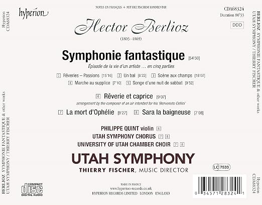 Berlioz: Symphonie Fantastique / Fischer, Utah Symphony