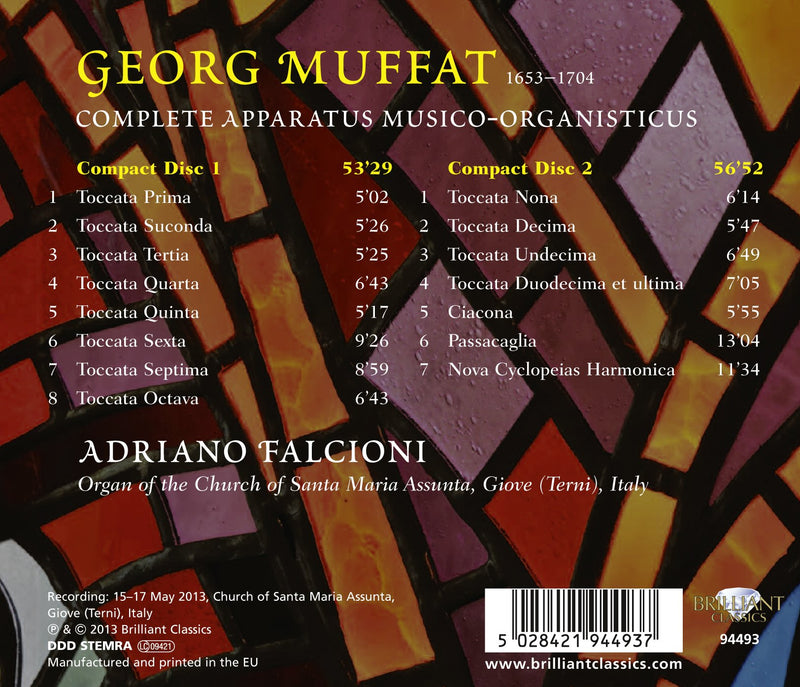 Muffat: Complete Apparatus Music-Organisticus / Falcioni