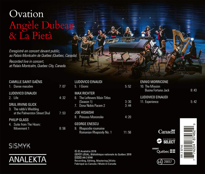 Ovation / Dubeau, La Pieta