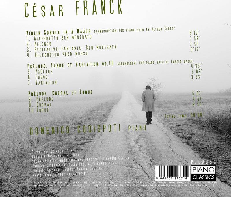 Franck: Violin Sonata; Prelude, Fugue Et Variation; Prelude, Choral Et Fugue