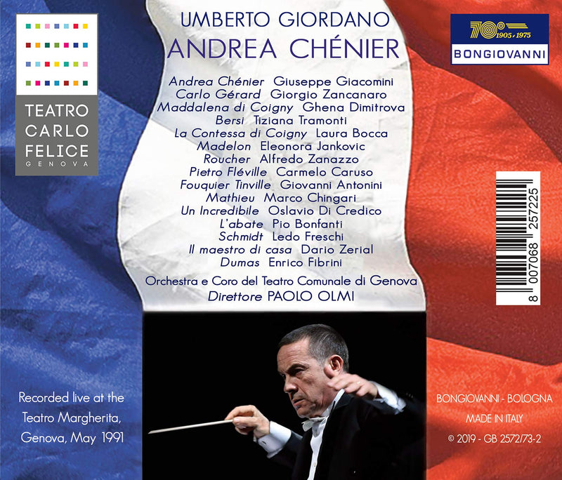 Giordano: Andrea Chenier / Olmi, Genova Teatro Comunale Orchestra