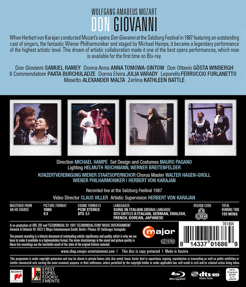 Mozart: Don Giovanni / Karajan, Vienna State Opera Orchestra