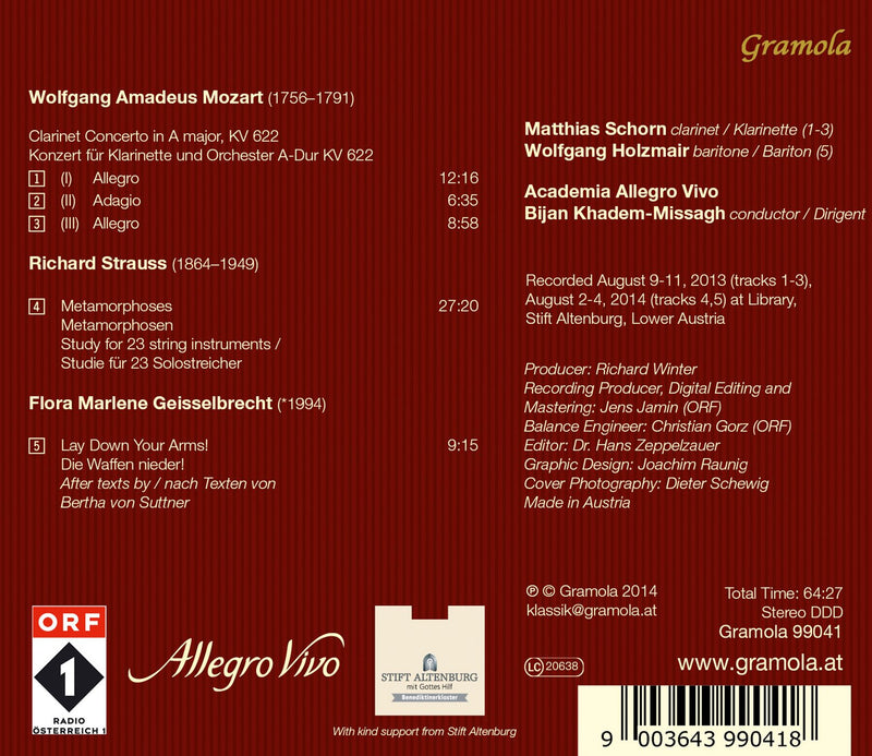 Mozart, Strauss & Geisselbrecht