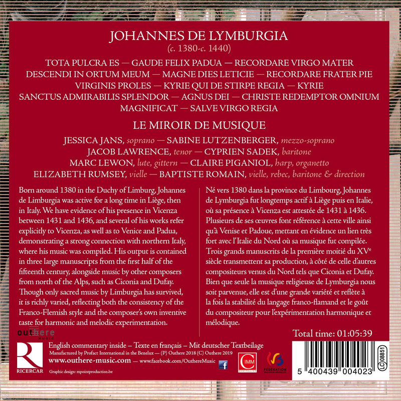 Johannes de Lymburgia: Gaude felix Padua
