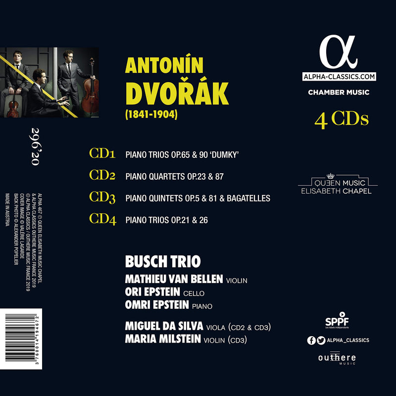 Dvořák: Complete Chamber Music for Piano and Strings