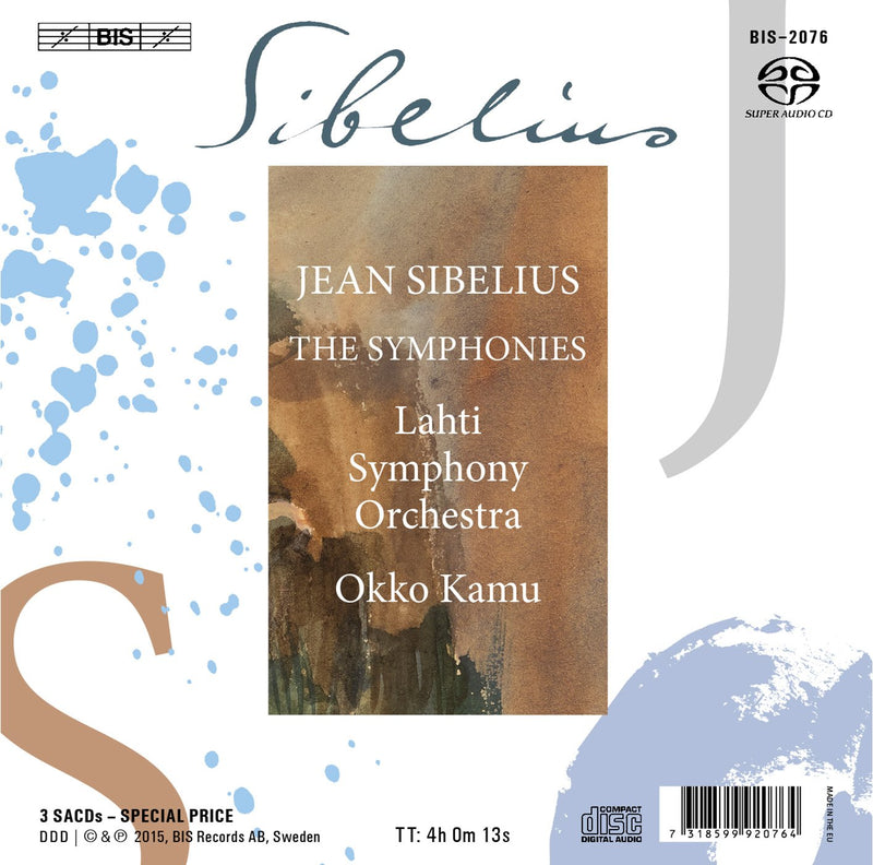 Sibelius: The Symphonies / Kamu, Lahti Symphony