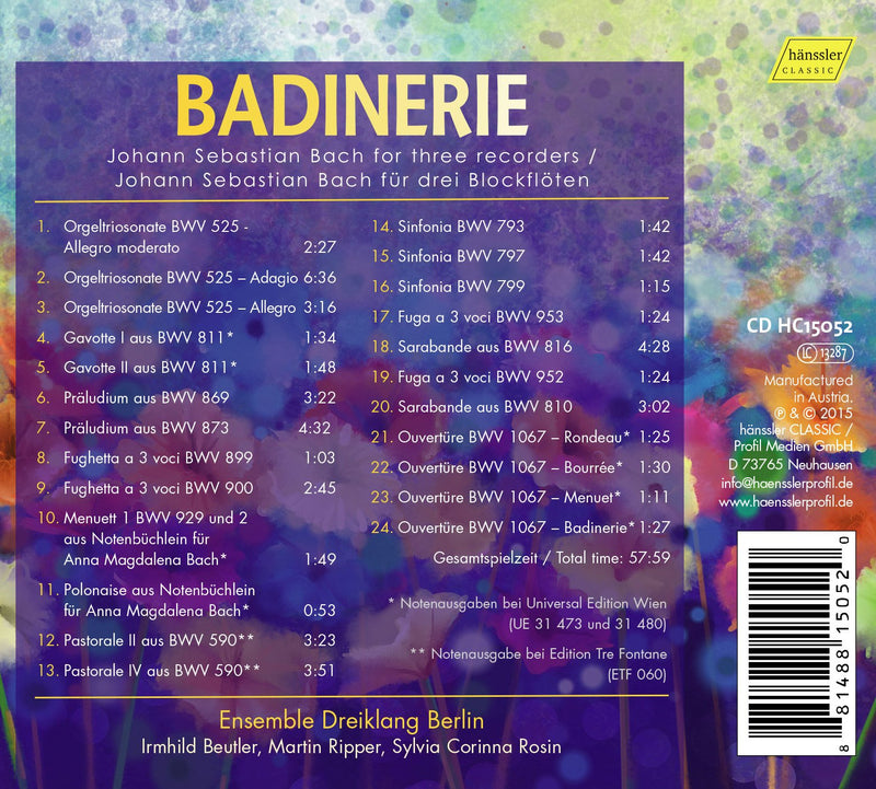 Bach: Badinerie