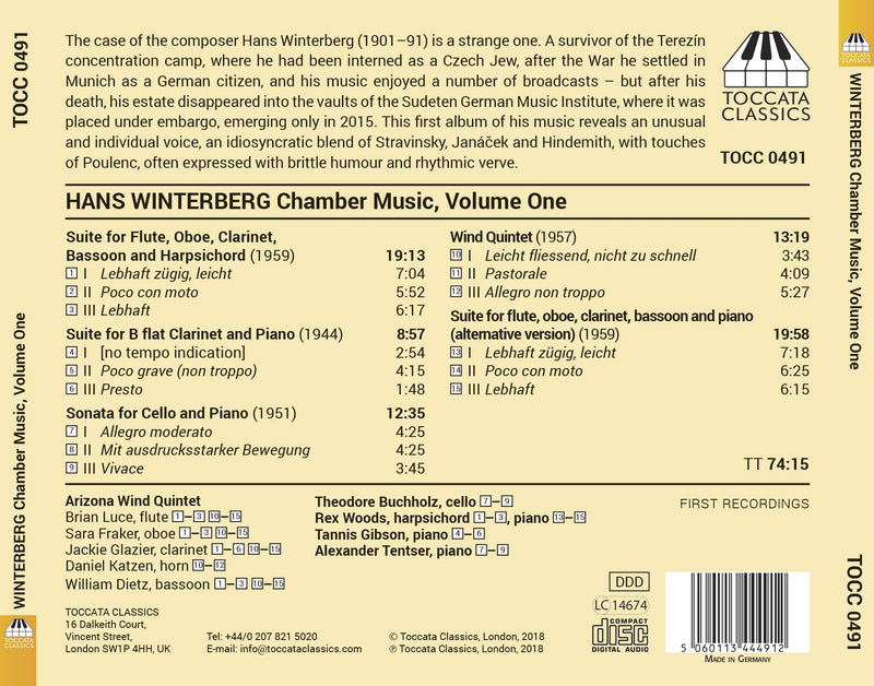 Winterberg: Chamber Music, Vol. 1 / Various