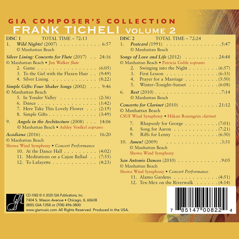 Composers Collection: Frank Ticheli, Vol. 2 / Various