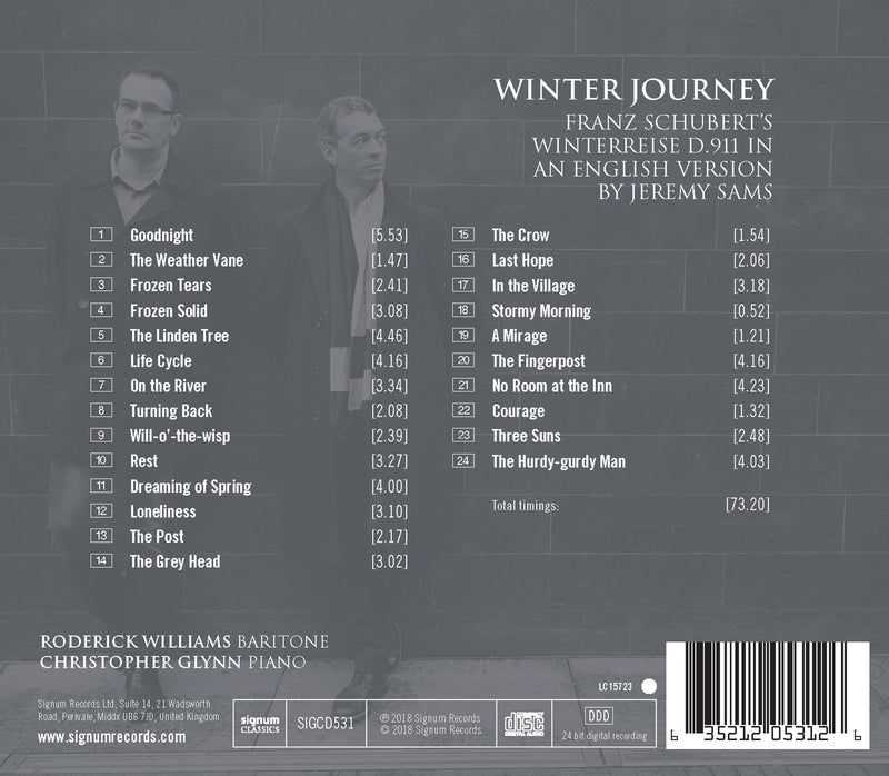 Winter Journey / Glynn, Williams