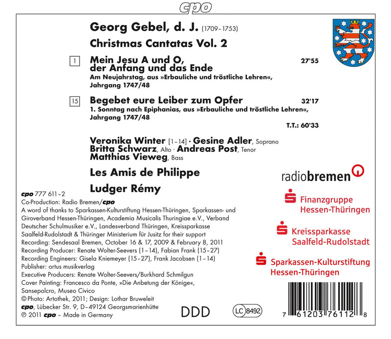 Christmas Cantatas, Vol. 2