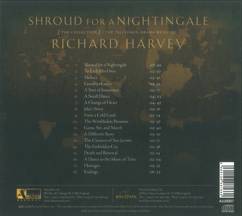 Shroud for a Nightingale: The Television Drama Music of Richard Harvey