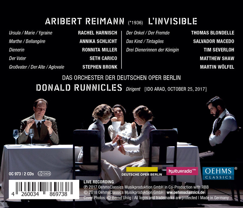 Reimann: L'Invisible / Runnicles, Deutsches Opera Berlin