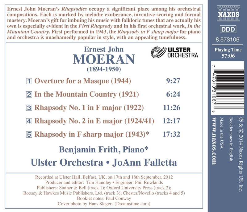 Moeran: In the Mountain Country... / Falletta